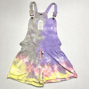 NWT Dreamsicle Women's Tie-Dye Shortalls